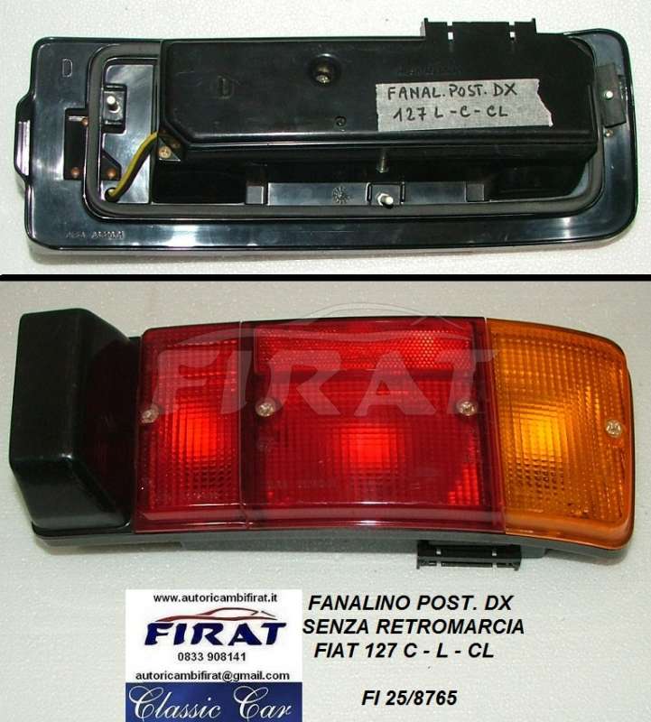 FANALINO FIAT 127 2 SERIE CL POST.DX S.RTROM.